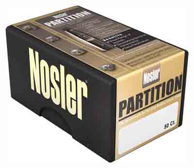 NOSLER BULLETS 6MM .243 85GR PARTITION 50CT - for sale