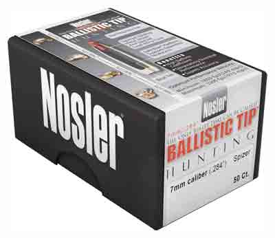 NOSLER BULLETS 7MM .284 120GR BALLISTIC TIP 50CT - for sale