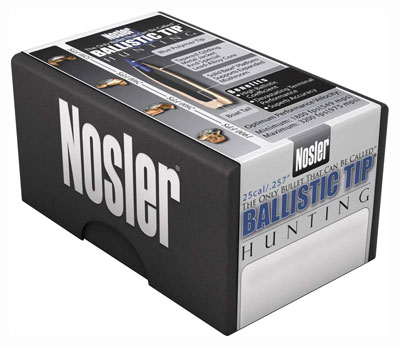 NOSLER BULLETS 8MM .323 180GR BALLISTIC TIP 50CT - for sale