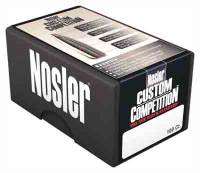 NOSLER BULLETS 45 CAL .451 185GR JHP CUSTOM COMP. 250CT - for sale