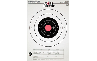 champion - Score Keeper - SK 25YD PSTL SF ORG/BLK BULL TGT 12PK for sale