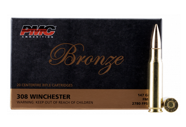 PMC BRNZ 308WIN 147GR FMJ 20/500 - for sale