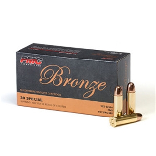PMC 38 SPECIAL 132GR FMJ-RN 50RD 20BX/CS - for sale