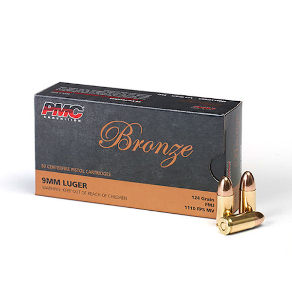 PMC 9MM LUGER 124GR FMJ 50RD 20BX/CS - for sale
