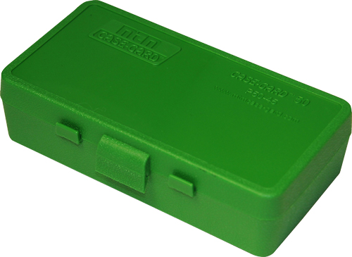 MTM AMMO BOX .45ACP/.40SW/10MM 50-ROUNDS FLIP TOP STYLE GREEN - for sale
