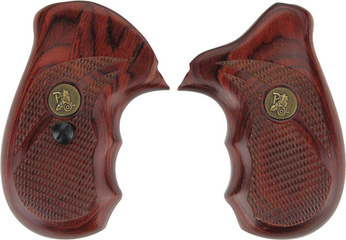 PACHMAYR LAMINATED WOOD GRIPS S&W J-FRAME ROSEWOOD CHECKERED - for sale