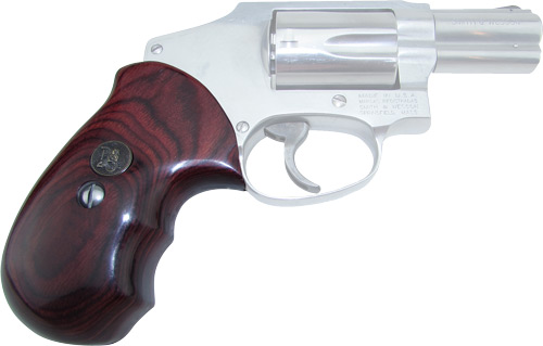 PACHMAYR LAMINATED WOOD GRIPS S&W J-FRAME ROSEWOOD SMOOTH - for sale