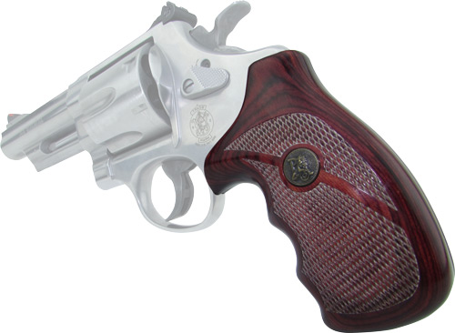 PACHMAYR LAMINATED WOOD GRIPS S&W N-FRAME RND.BUTT ROSEWOOD - for sale