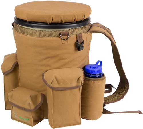 PEREGRINE OUTDOORS VENTURE BUCKET PCK W/SEAT CLASSIC BRWN - for sale