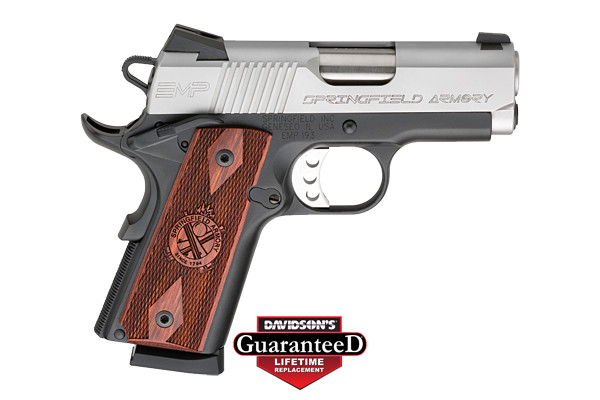 SPRINGFIELD 1911 EMP COMPACT 9MM 3" 9RD SS/COCOBOLO CA COMP - for sale