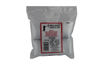PRO-SHOT PATCH 270-38 CAL 2" 250PK - for sale