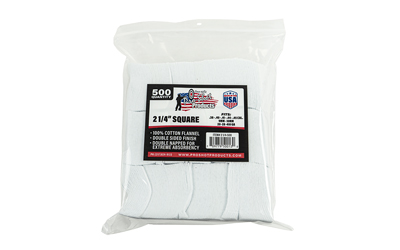 pro-shot - 214500 - CLEANING PATCHES 21/4IN SQ 500CT for sale