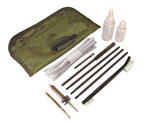 PSP CLEANING KIT AR15/M16 GI FIELD OD GREEN POUCH - for sale
