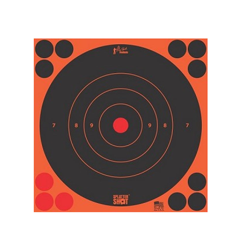 PRO-SHOT TARGET 12" ORN BULLSEYE 5PK - for sale