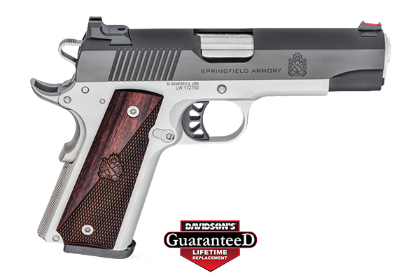 SPRINGFIELD 1911 RONIN 45ACP 4.25" SS/BLUED WOOD GRIPS - for sale