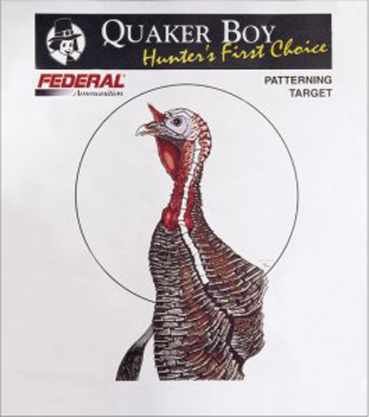 QUAKER BOY PAPER TARGET TURKEY 20" X 20" ROLLED 10-PACK - for sale