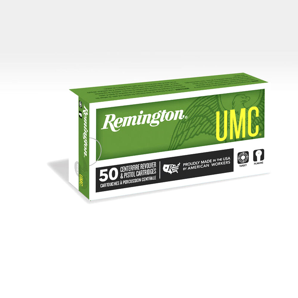 REMINGTON UMC 9MM LUGER 115GR FMJ 50RD 10BX/CS - for sale