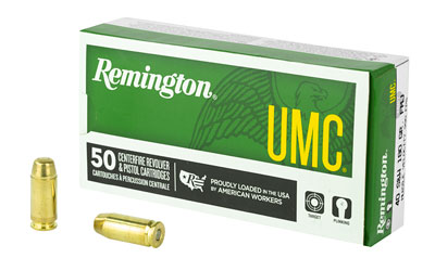 REMINGTON UMC 40SW 180GR FMC TRUNCATED CONE 50RD 10BX/CS - for sale