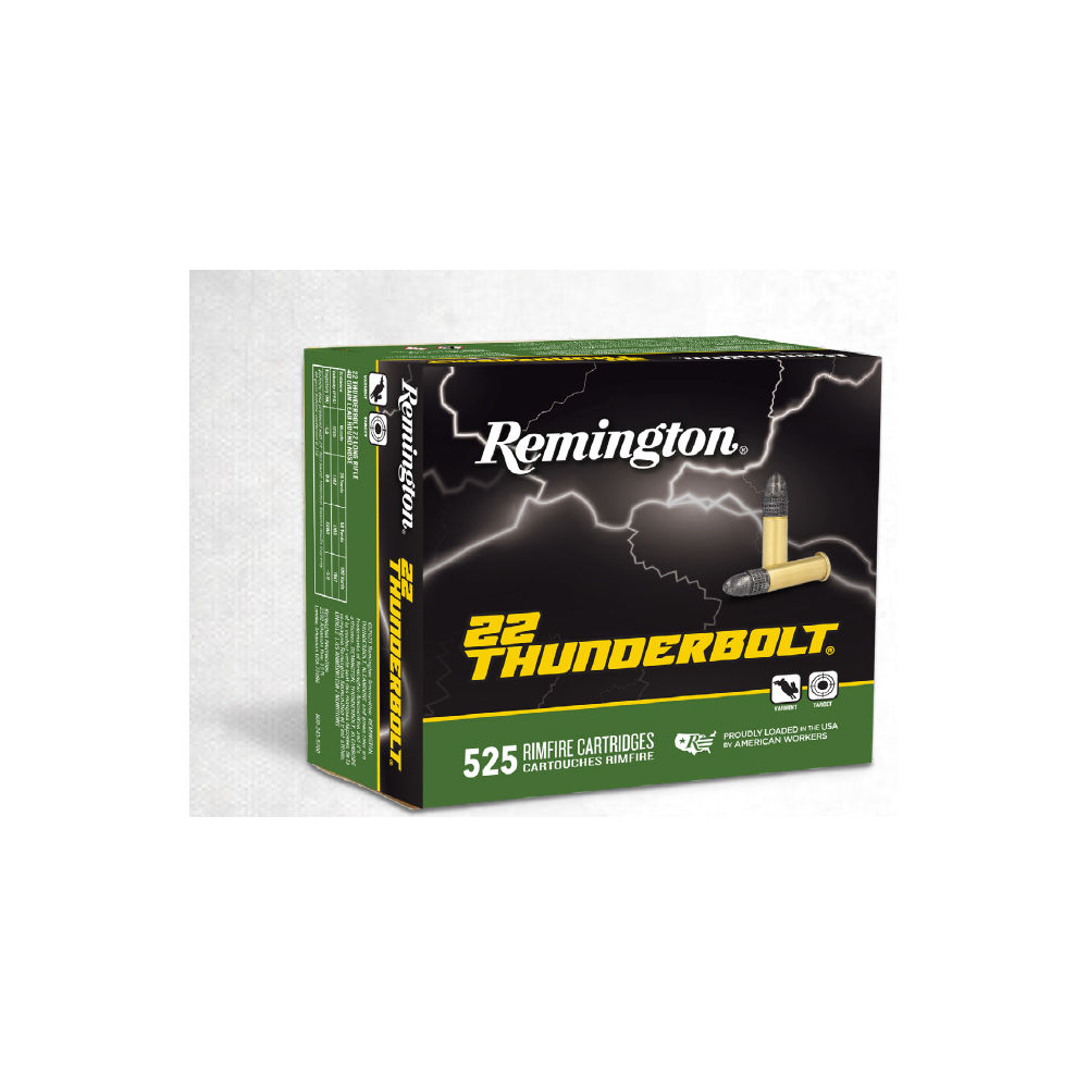 Remington - Thunderbolt - .22LR - AMMO 22 THUNDERBOLT LRN 525/BX 40 GR for sale