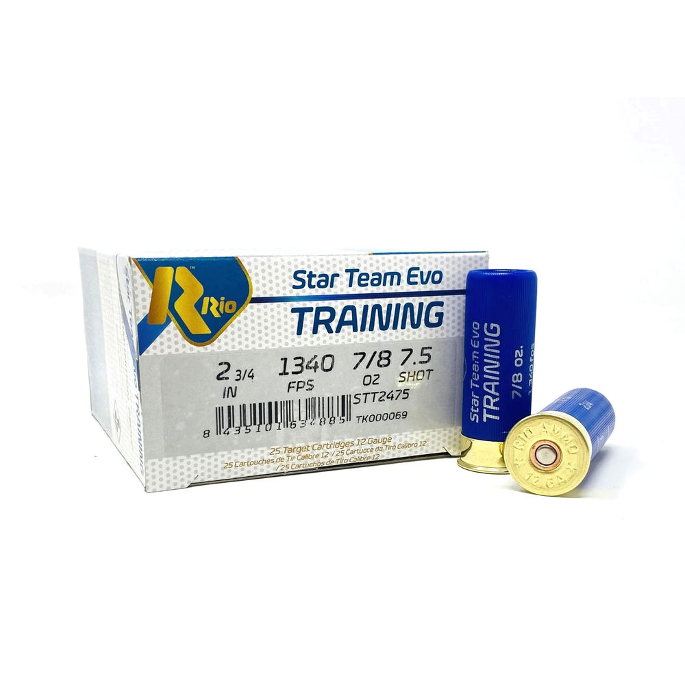 rio ammunition - Star Team Training - 12 GA 2-3| - STAR TEAM TARG24 12GA 2-3/4IN 7.5 25/BX for sale