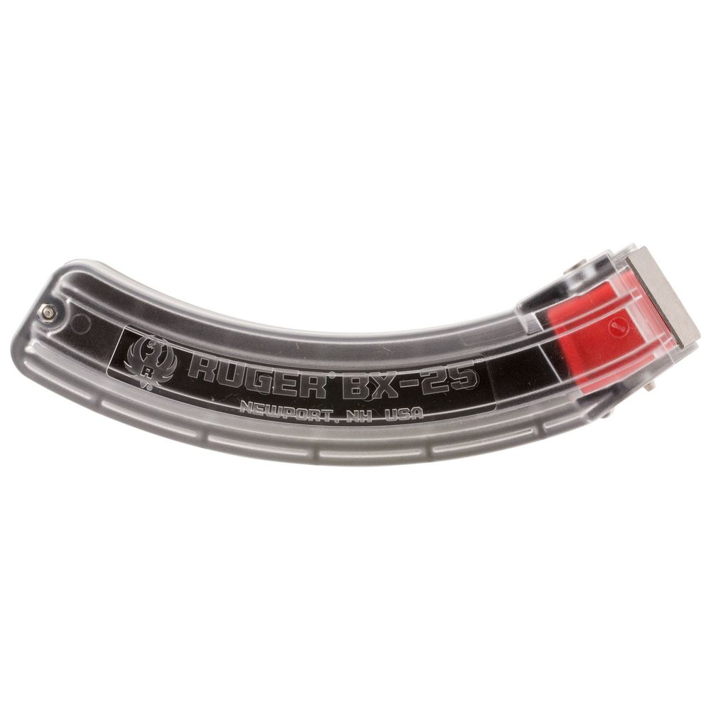 Ruger - BX-25 - .22LR - 10/22 BX-25 CLEAR SIDED MAG 25 RDS for sale