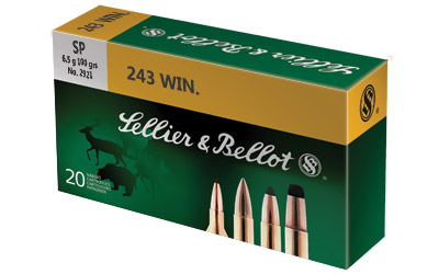 sellier & bellot ammunition - Rifle - .243 Win - RIFLE 243 WIN 100GR SP 20RD/BX for sale