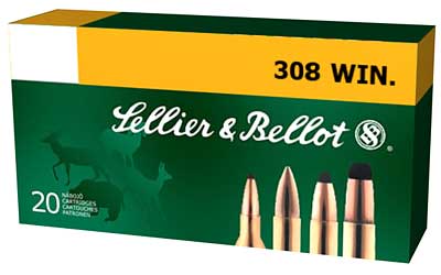 sellier & bellot ammunition - Rifle - .308|7.62x51mm - RIFLE 308 WIN 147GR FMJ 20RD/BX for sale