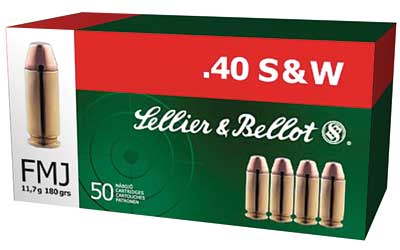 S&B 40SW 180GR FMJ 50/1000 - for sale