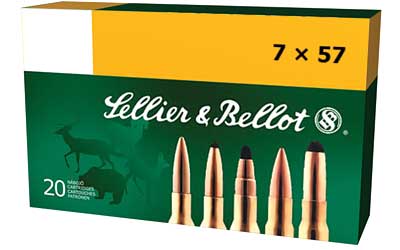 sellier & bellot ammunition - Rifle - 7mm Mauser - RIFLE 7X57 140GR FMJ 20RD/BX for sale