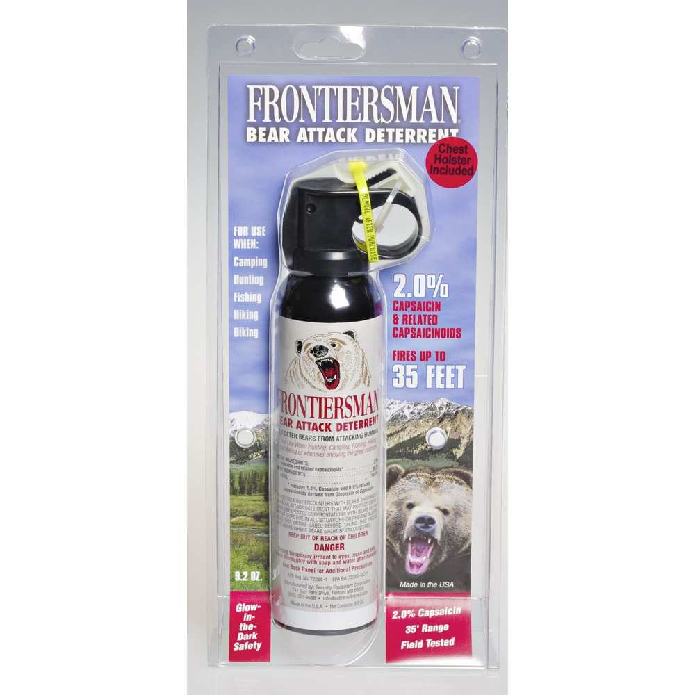 security equipment - FBAD08 - BEAR SPRAY 9.2OZ W/CHEST HLSTR for sale