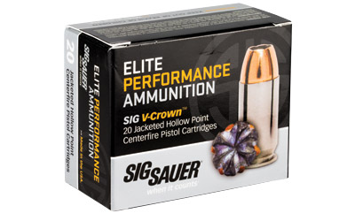 sigarms - Elite Performance - .40 S&W - AMMO V-CROWN 40 S&W FMJ 165GR 20/BX for sale