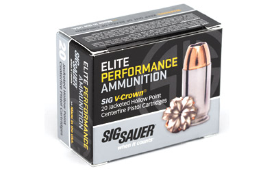 SIG AMMO 9MM 147GR JHP 20/200 - for sale