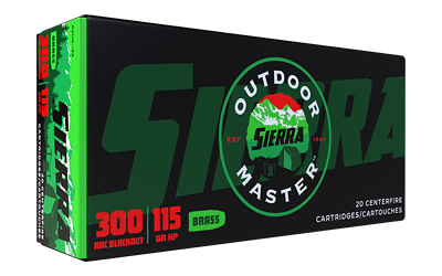 sierra bullets - Outdoor Master - .300 AAC Blackout - AMMO 300 AAC 115GR HP 20RD/BX for sale