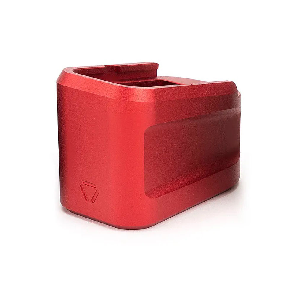 STRIKE MAG PLATE AL FOR GLOCK 19 RED - for sale