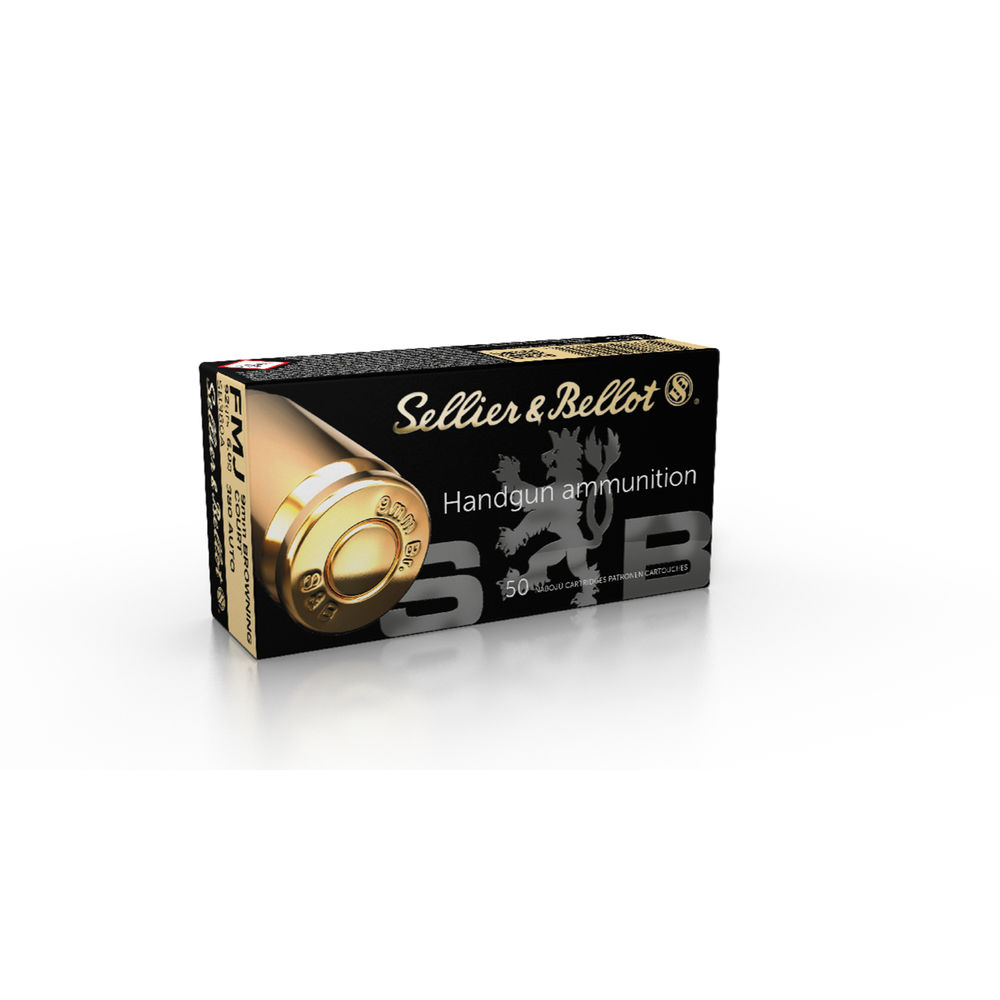 S&B 380ACP 92GR FMJ 50/1000 - for sale