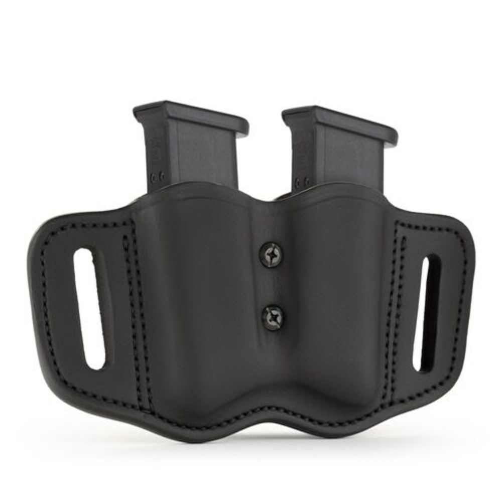 1791 gunleather - MAG-F - DOUBLE MAG POLYMER DBL STACK STEALTH BLK for sale