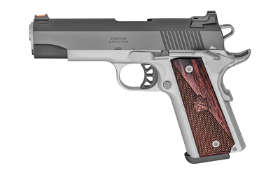 SPRINGFIELD 1911 RONIN 10MM 5" SS/BLUED W/ WOOD GRIPS - for sale