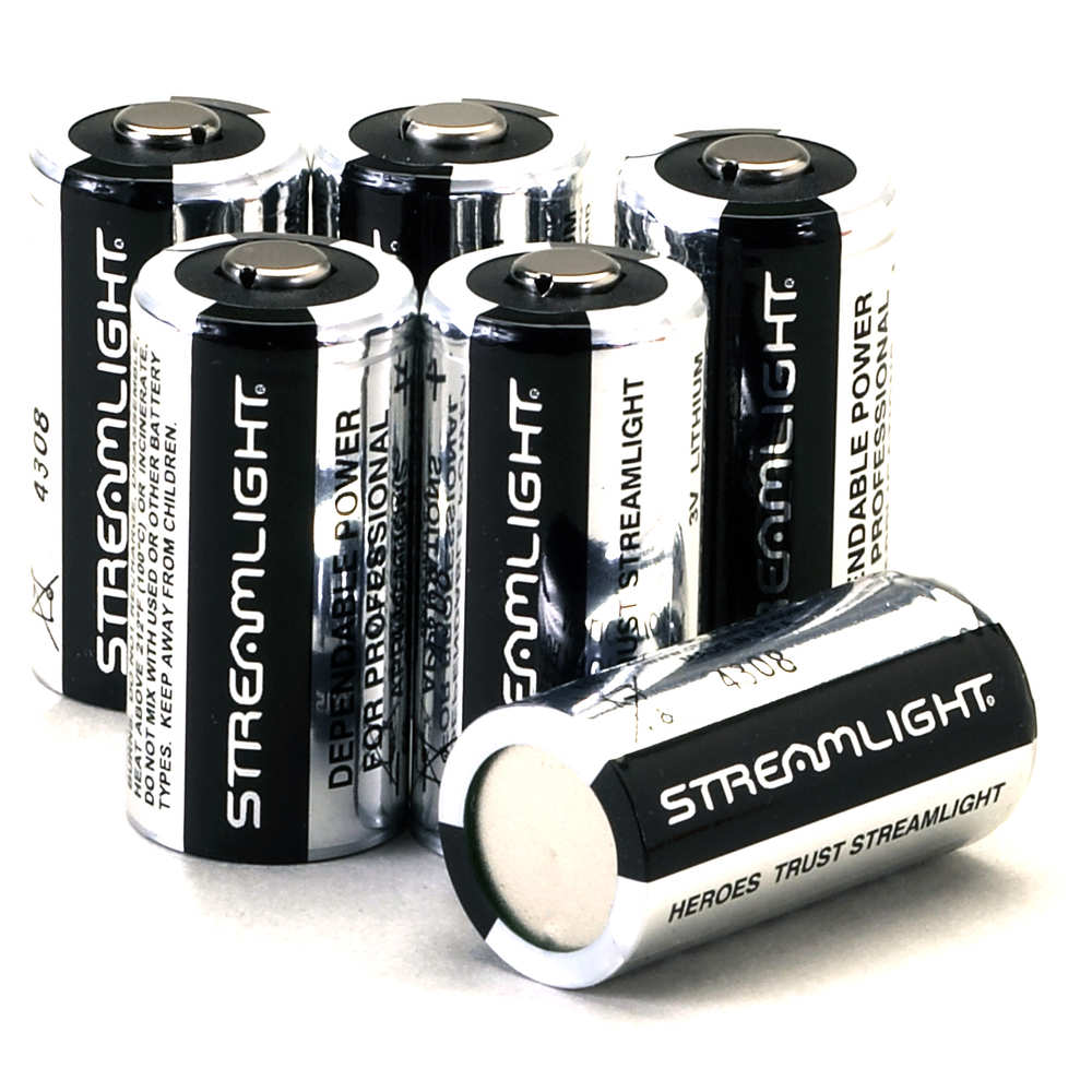 streamlight - CR123A - LITHIUM CR123 BATTERIES 6PK for sale