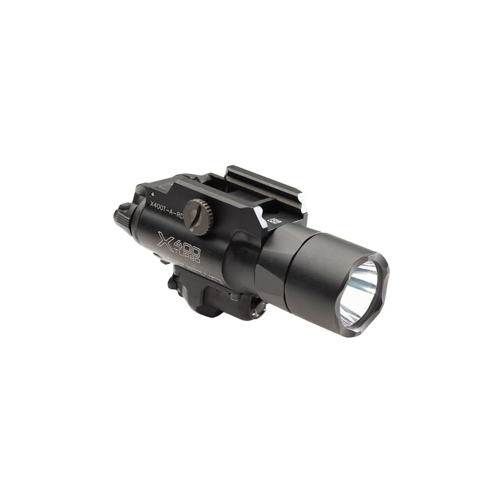 surefire magazines - X400T-A-RD - X400 TURBO THUMBSCREW RED LASER BLACK for sale
