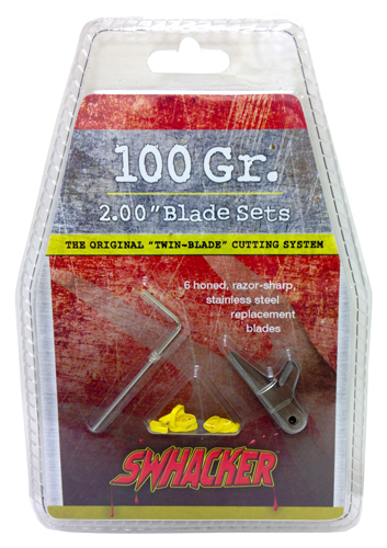 SWHACKER REPLACEMENT BLADES 2-BLADE 100GR 2" CUT 6/PK - for sale