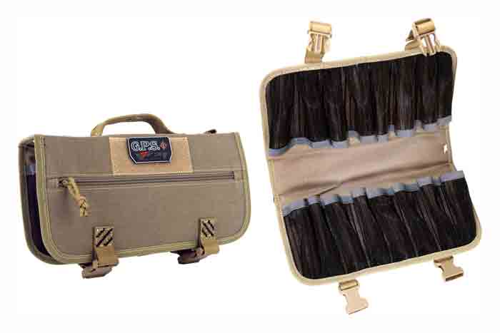 GPS MAGAZINE STORAGE CASE HOLDS 16-PISTOL MAGS TAN - for sale