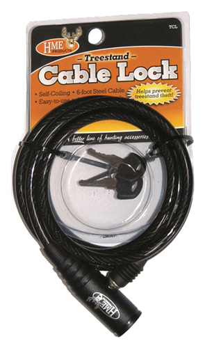 HME TREE STAND CABLE LOCK 6' 1EA - for sale