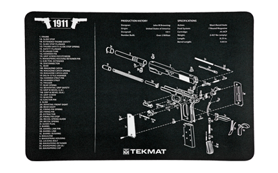 TEKMAT PISTOL MAT 1911 BLK - for sale
