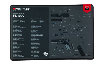 TEKMAT PSTL MAT FOR FN 509 BLK - for sale