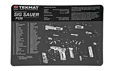 TEKMAT PISTOL MAT SIG P226 BLK - for sale
