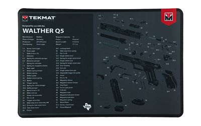TEKMAT PSTL MAT FOR WALTHER Q5 SF - for sale