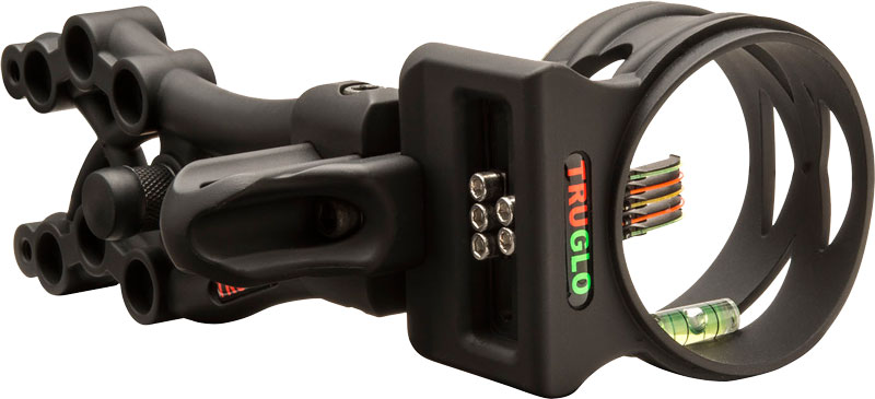 TRUGLO BOW SIGHT CARBON XS XTREME 5-PIN .019DIA BLACK - for sale