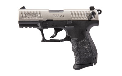 WALTHER P22 CA .22LR 3.42" AS 10-SHOT E-NICKEL SLIDE - for sale