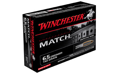 WINCHESTER MATCH 6.5CM 140GR 140GR BTHP 20RD 10BX/CS - for sale