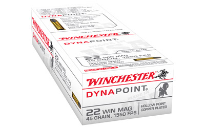 WINCHESTER DYNAPOINT 22 WMR 1550FPS 45GR 50RD 40BX/CS - for sale